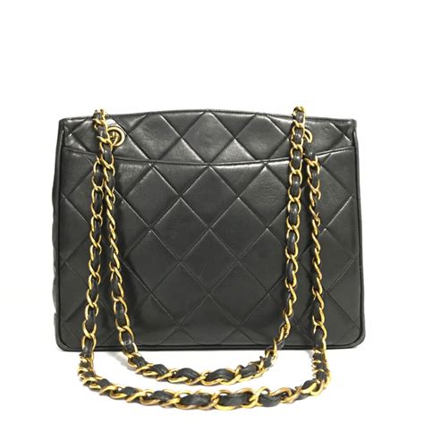 chanel shoulder bag black|chanel shoulder bag vintage.